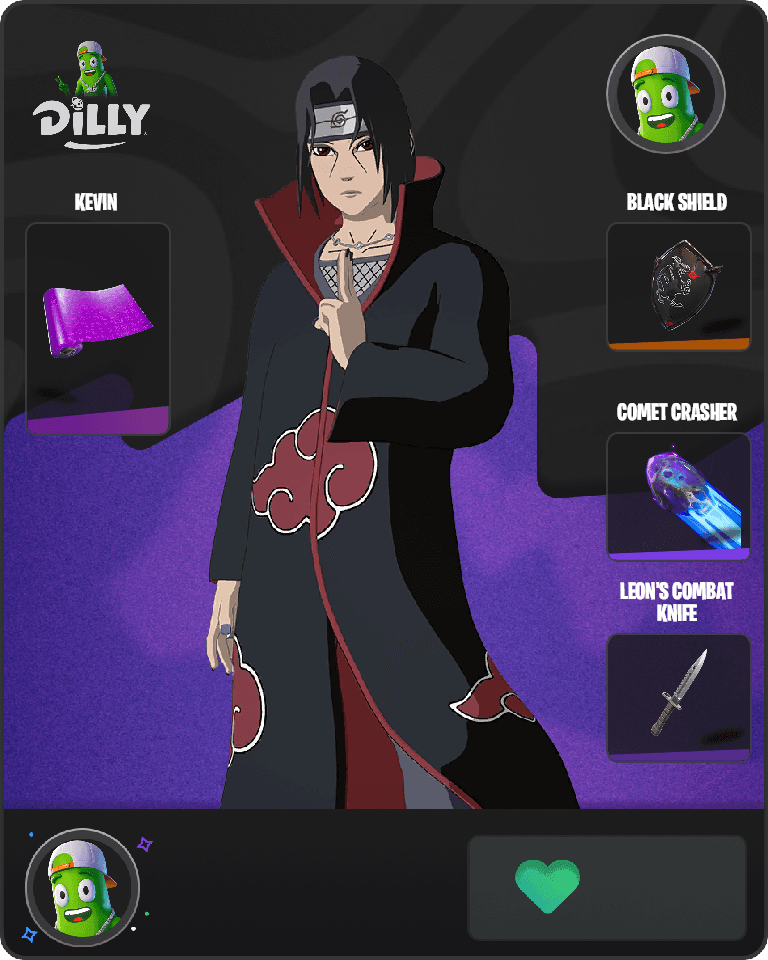 Itachi Uchiha Fortnite combo