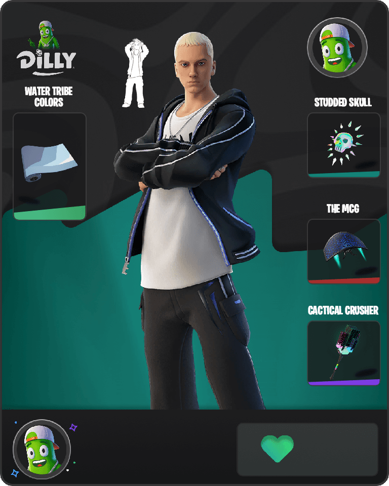 Slim Shady Fortnite combo