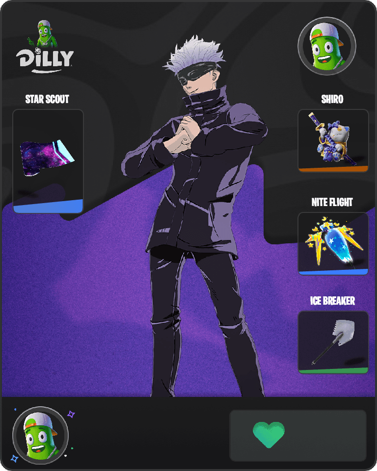 Satoru Gojo Fortnite combo