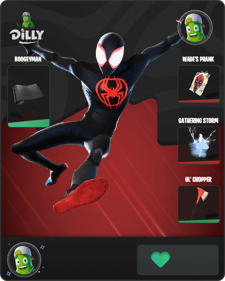 Spider-Man (Miles Morales) Fortnite combo