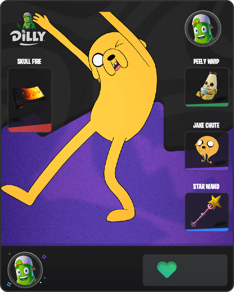 Jake the Dog Fortnite combo