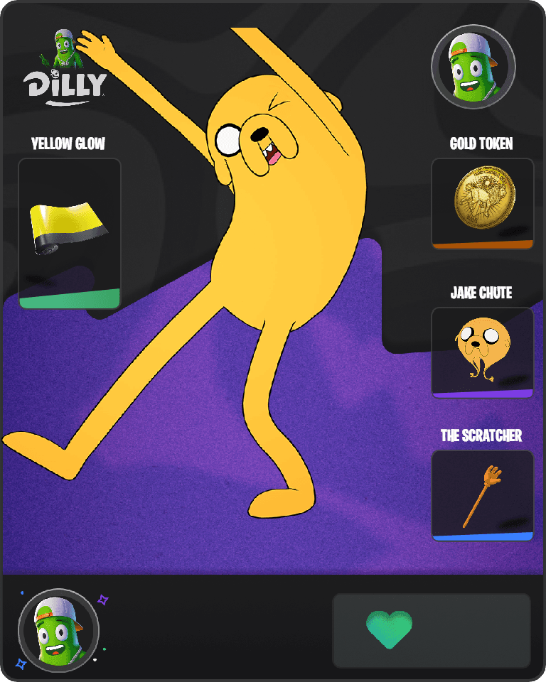 Jake the Dog Fortnite combo