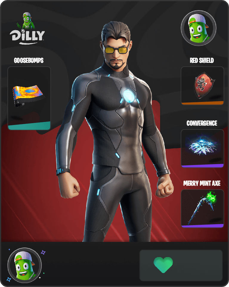 Tony Stark Fortnite combo