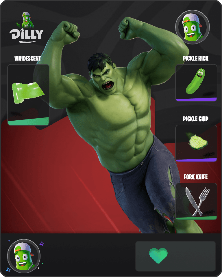 Hulk Fortnite combo