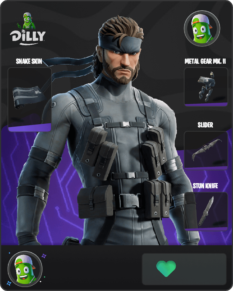 Solid Snake Fortnite combo