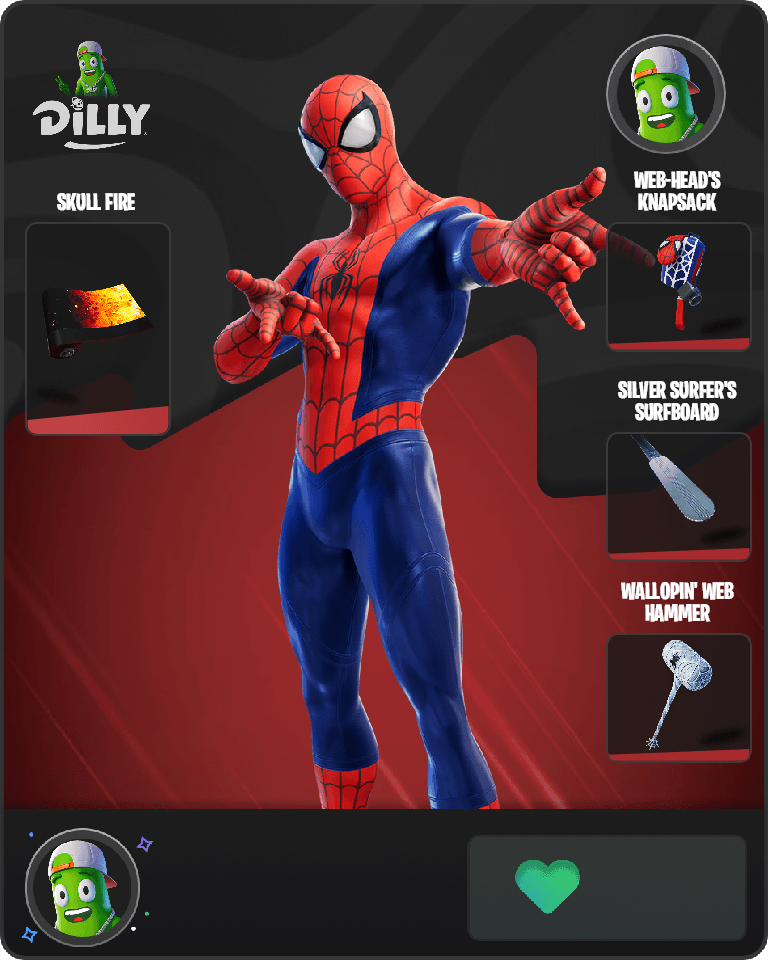 Spider-Man Fortnite combo