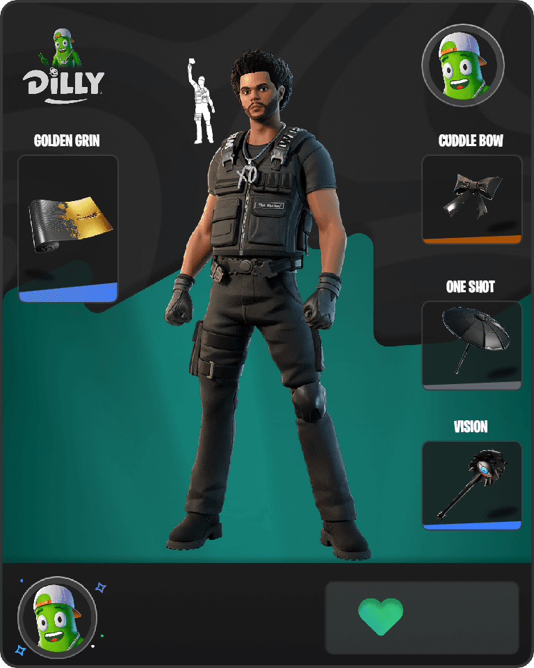 The Weeknd Combat Fortnite combo