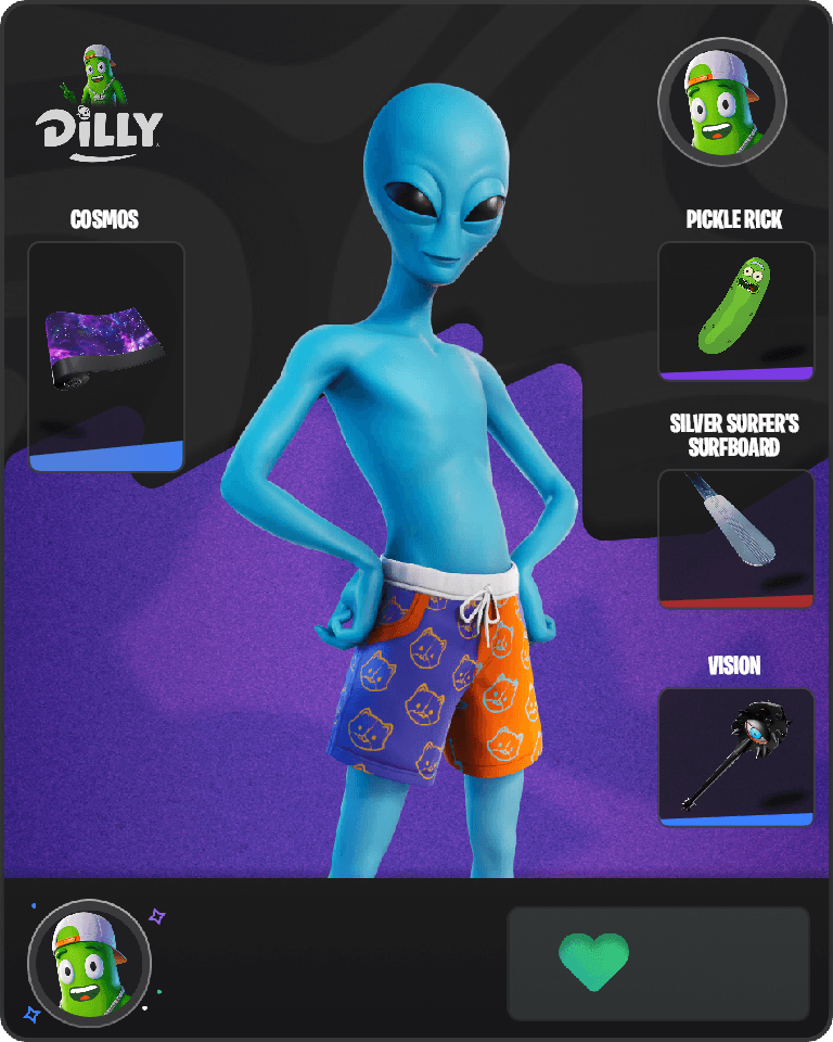 Human Bill Fortnite combo