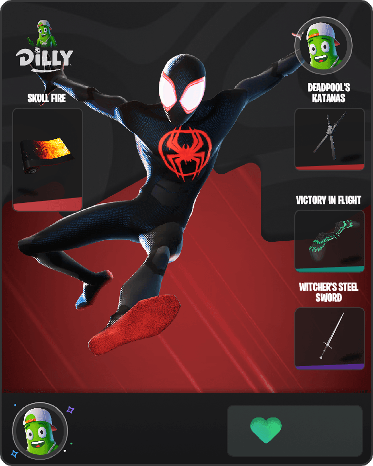 Spider-Man (Miles Morales) Fortnite combo