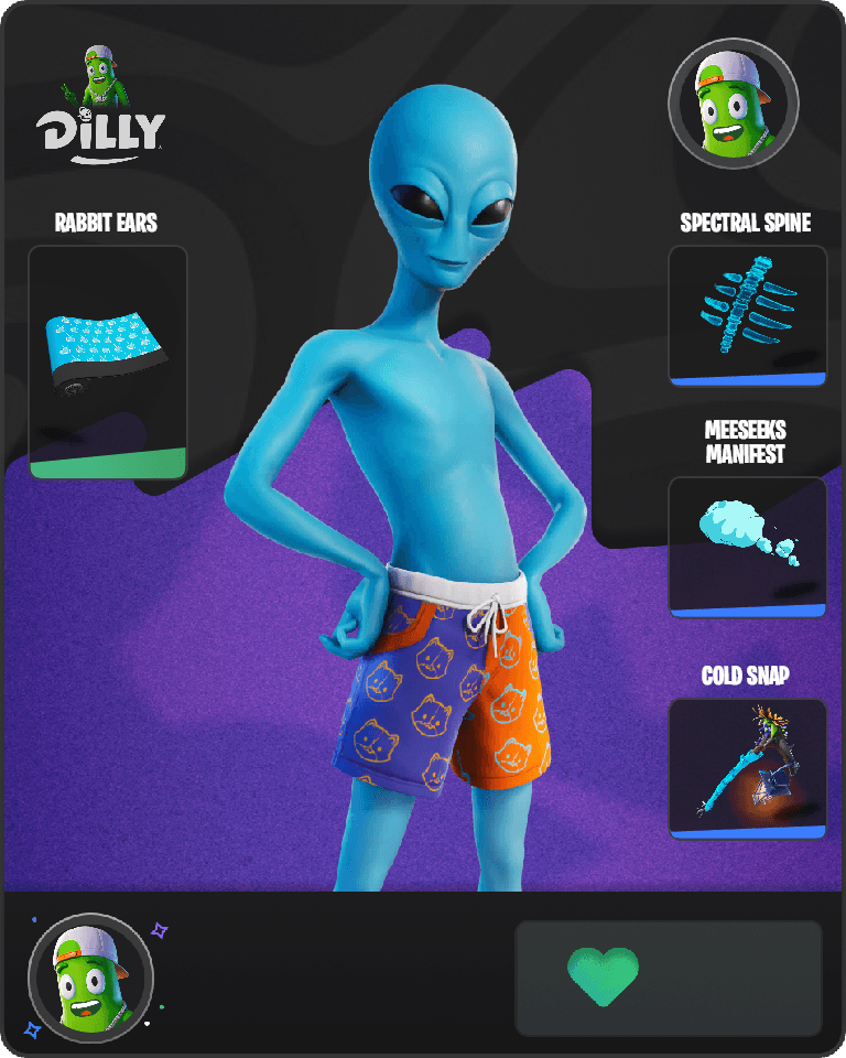 Human Bill Fortnite combo