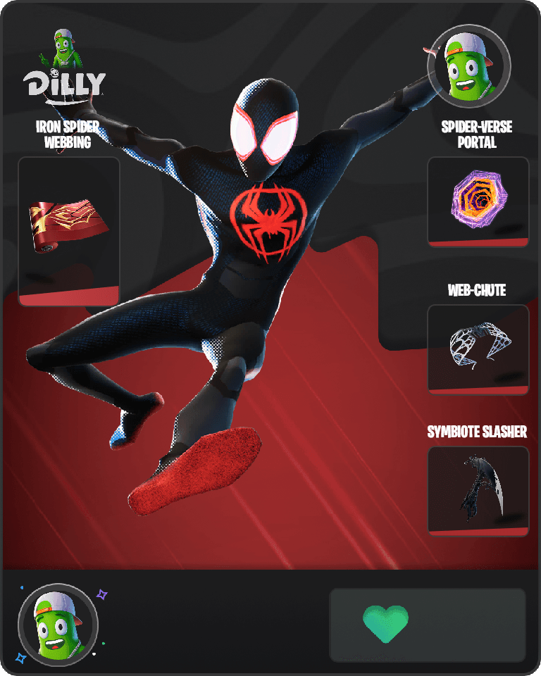 Spider-Man (Miles Morales) Fortnite combo