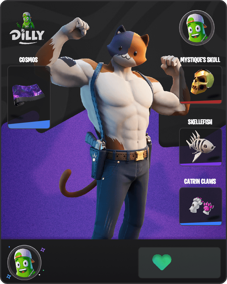 Meowscles Fortnite combo