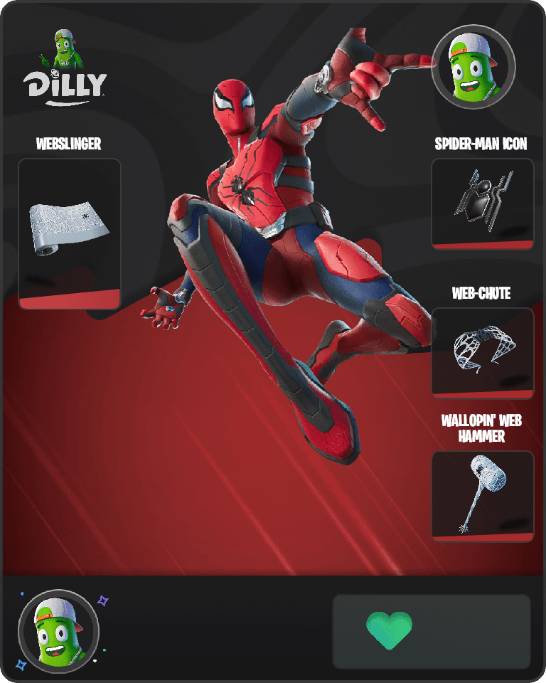 Spider-Man Zero Fortnite combo