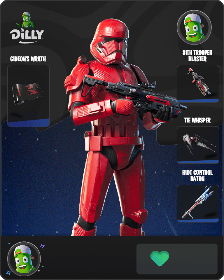 Sith Trooper Fortnite combo