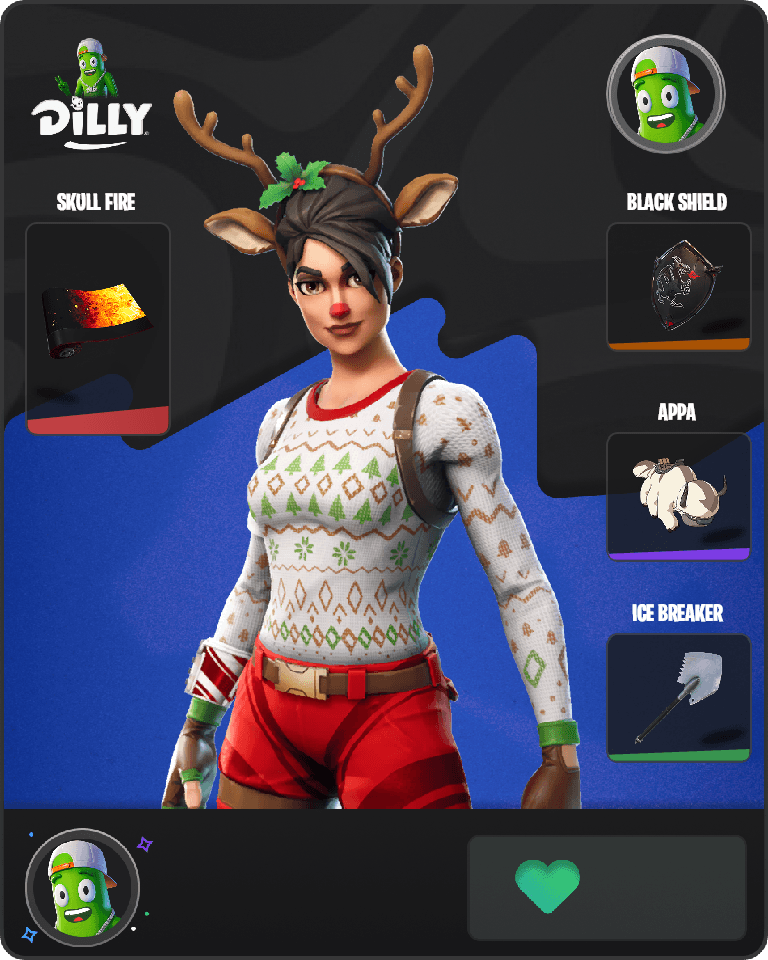 Red-Nosed Raider Fortnite combo