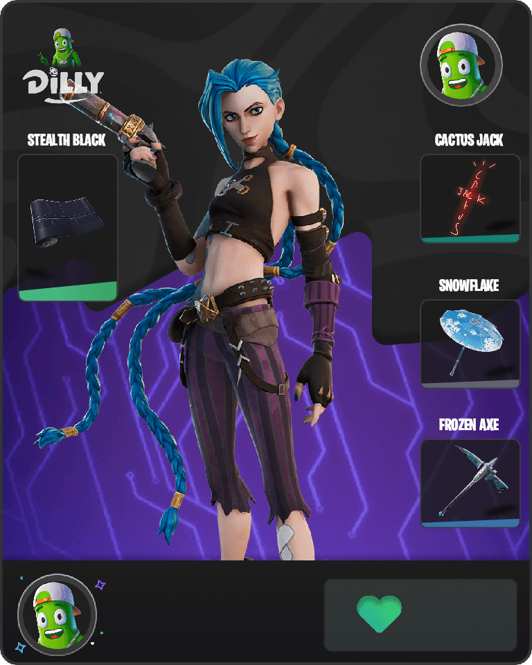 Arcane Jinx Fortnite combo