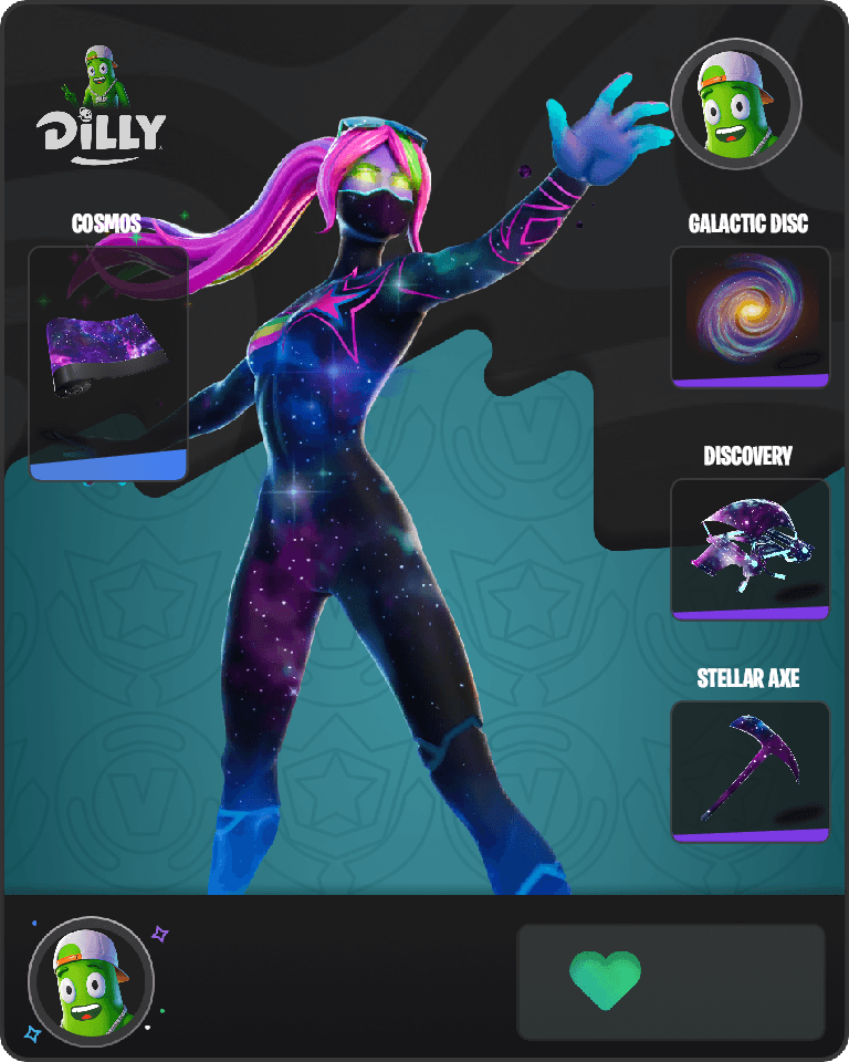 Galaxia Fortnite combo
