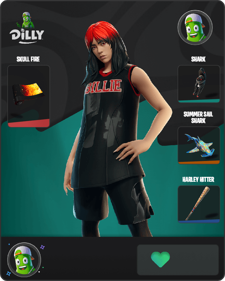 Red Roots Billie Fortnite combo