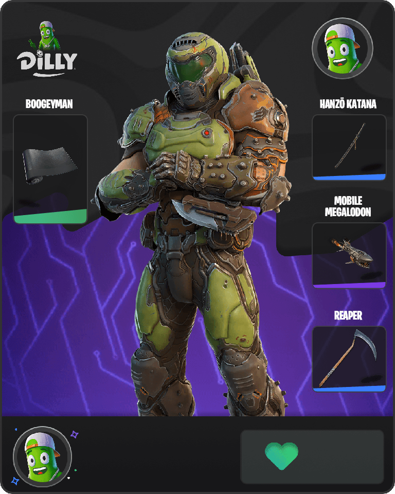 Doom Slayer Fortnite combo