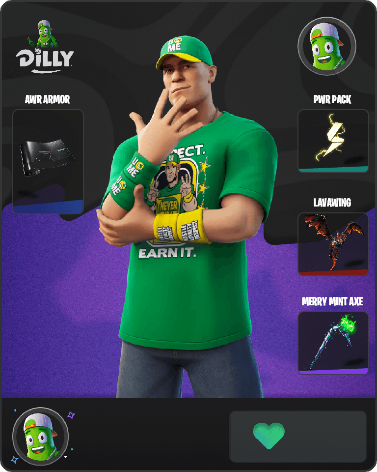 John Cena Fortnite combo
