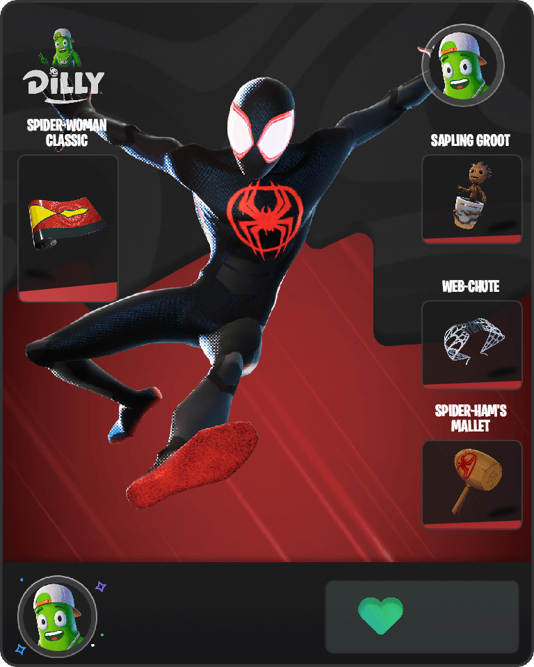 Spider-Man (Miles Morales) Fortnite combo