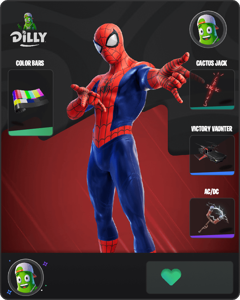 Spider-Man Fortnite combo