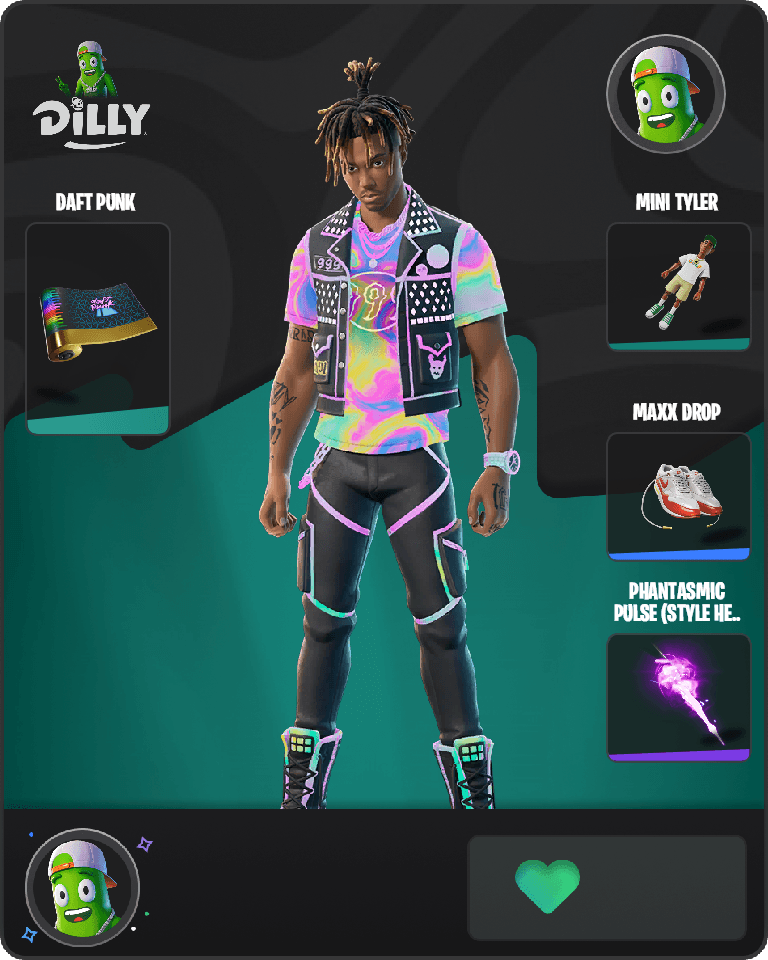 Juice WRLD Fortnite combo