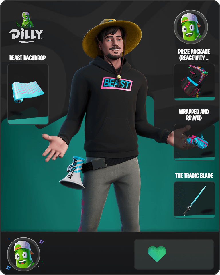 MrBeast Fortnite combo