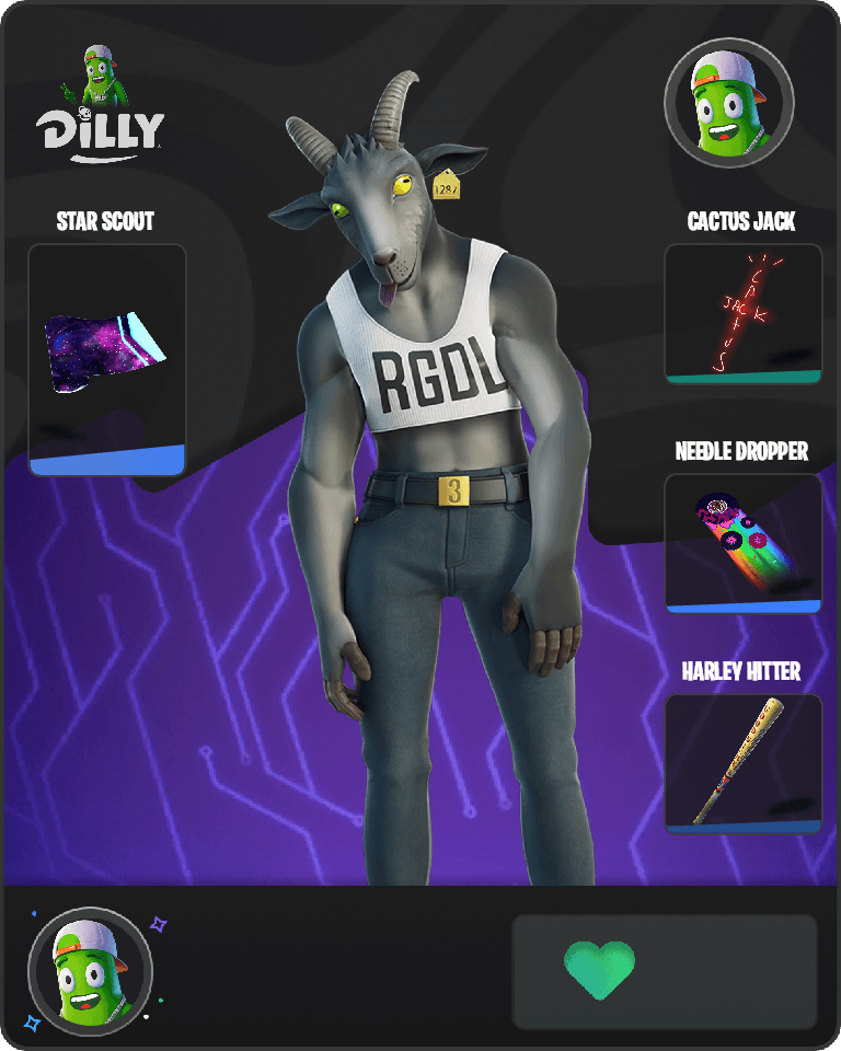 A Goat Fortnite combo