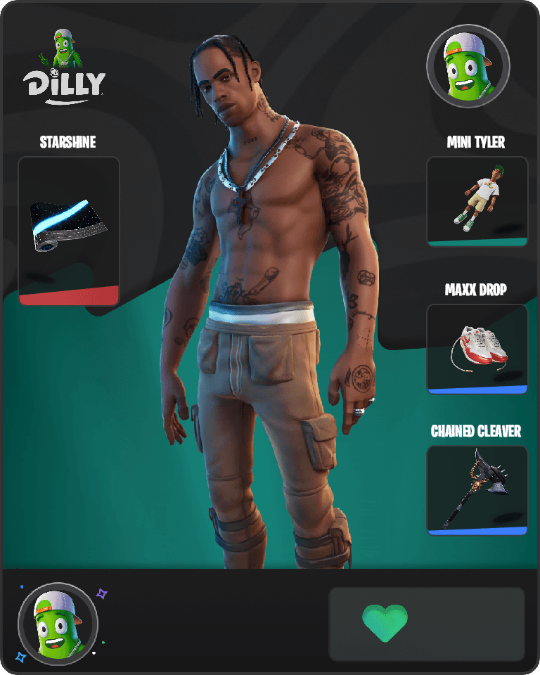 Travis Scott Fortnite combo
