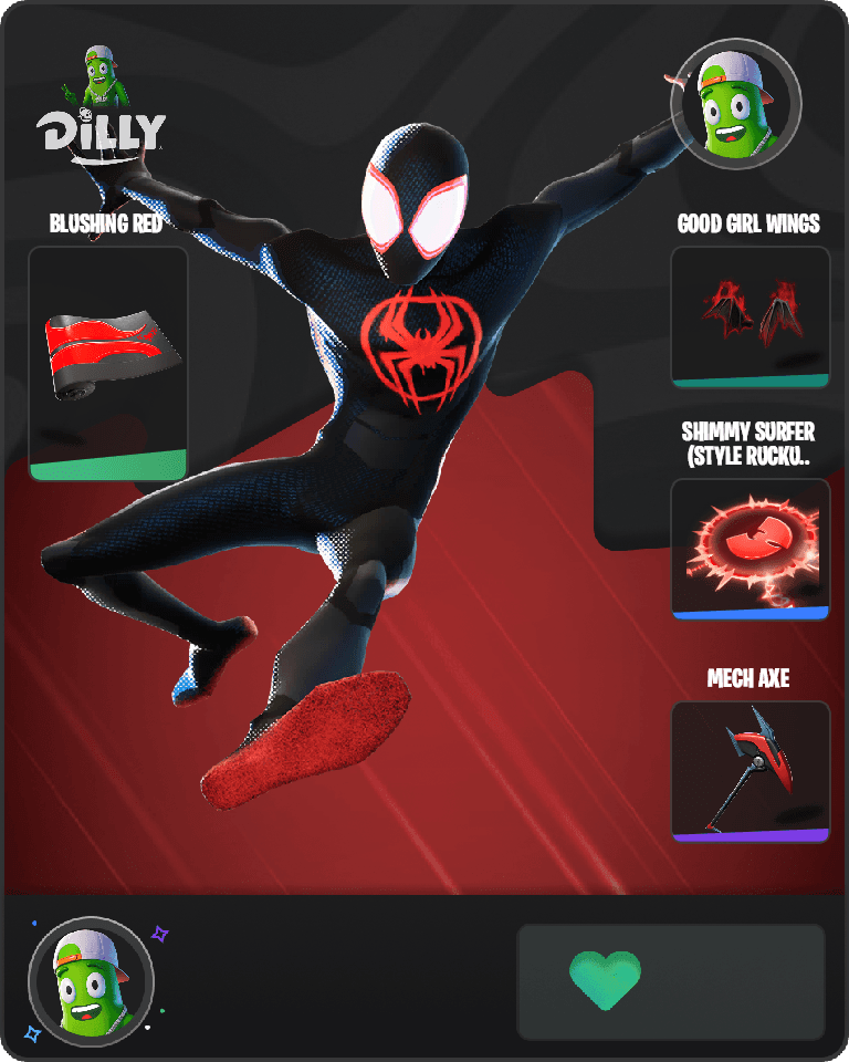 Spider-Man (Miles Morales) Fortnite combo