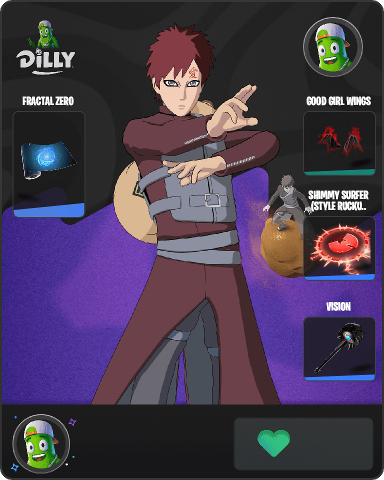 Gaara Fortnite combo