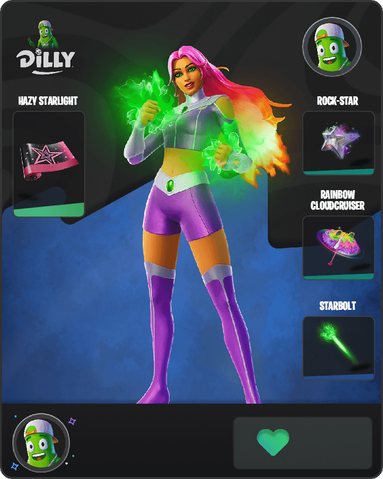 Starfire Fortnite combo
