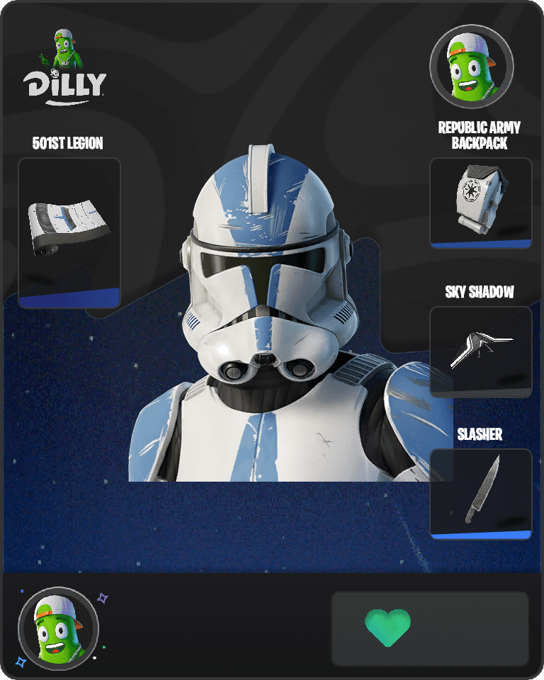 501st Trooper Fortnite combo