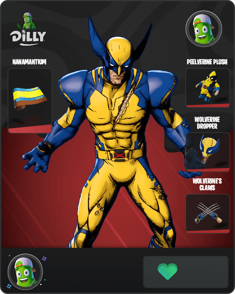 Wolverine (Pen & Ink) Fortnite combo