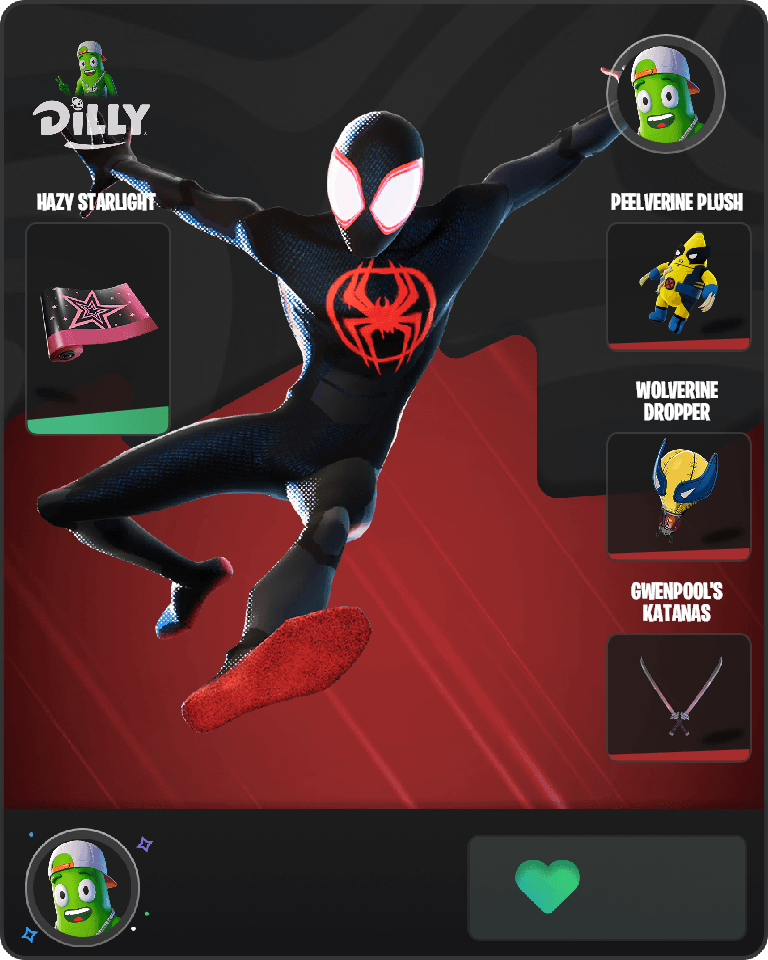 Spider-Man (Miles Morales) Fortnite combo