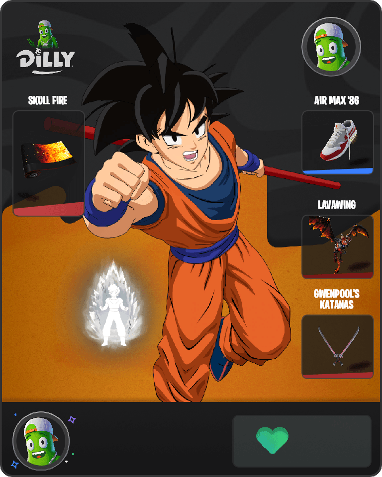 Son Goku Fortnite combo