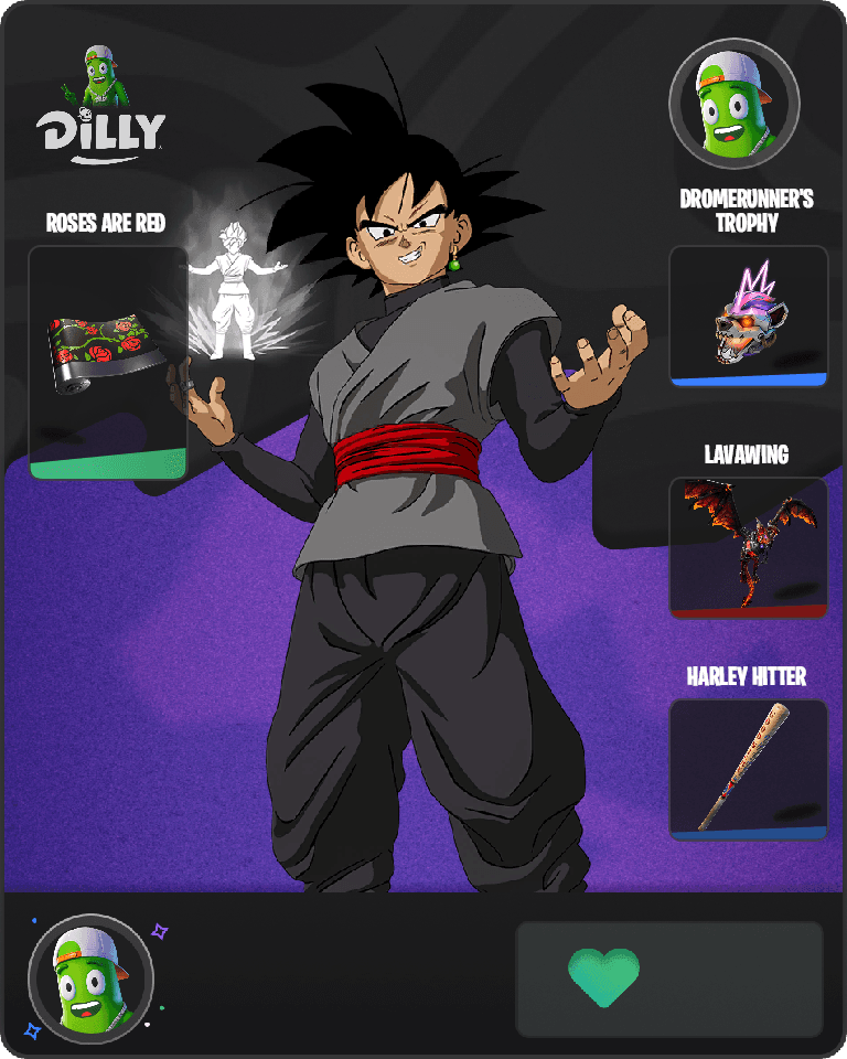 Goku Black Fortnite combo