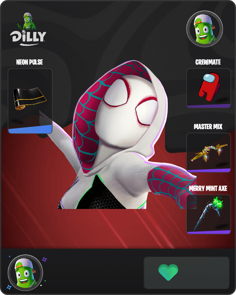 Spider-Gwen Fortnite combo