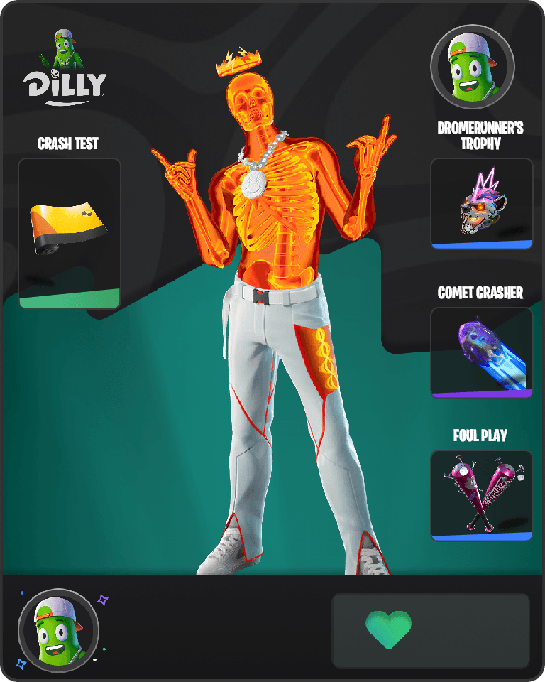 Inferno Skeleton Balvin Fortnite combo