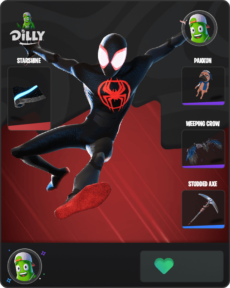 Spider-Man (Miles Morales) Fortnite combo