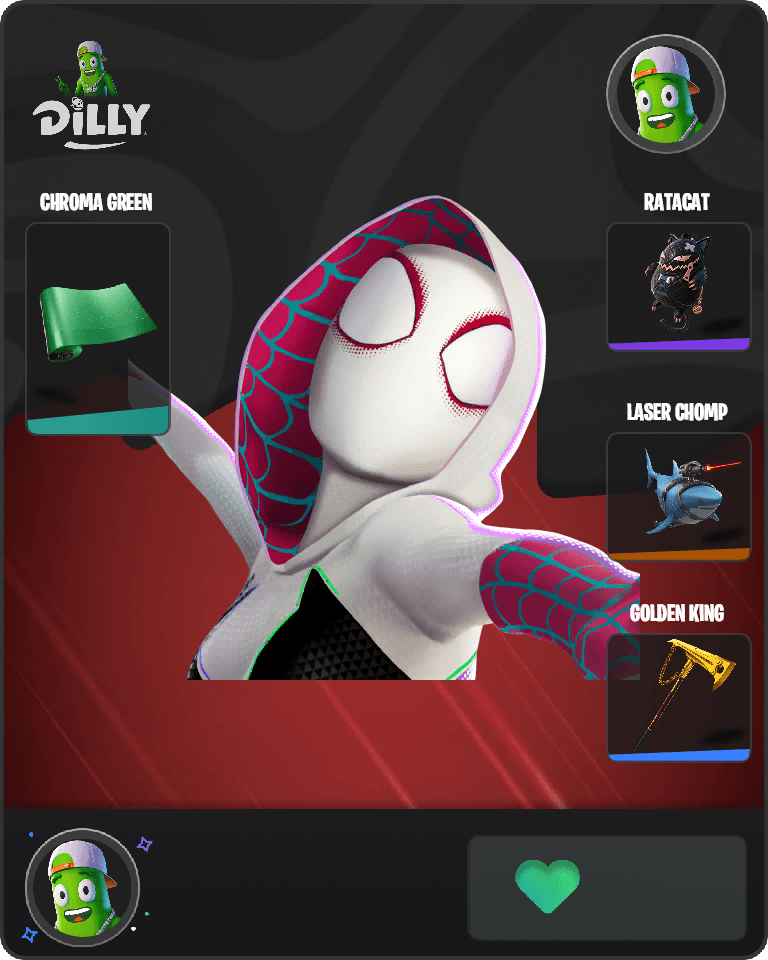Spider-Gwen Fortnite combo