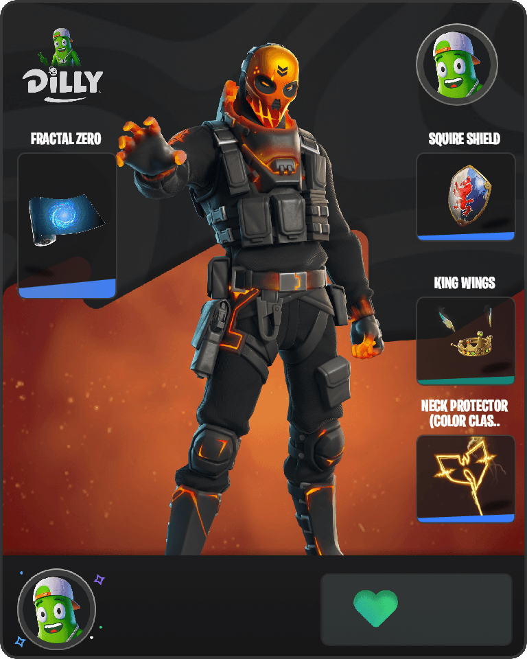 Molten Metal Mouth Fortnite combo