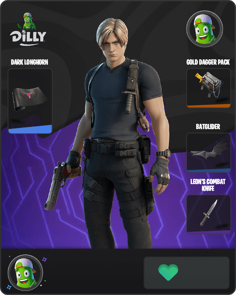 Leon S. Kennedy Fortnite combo