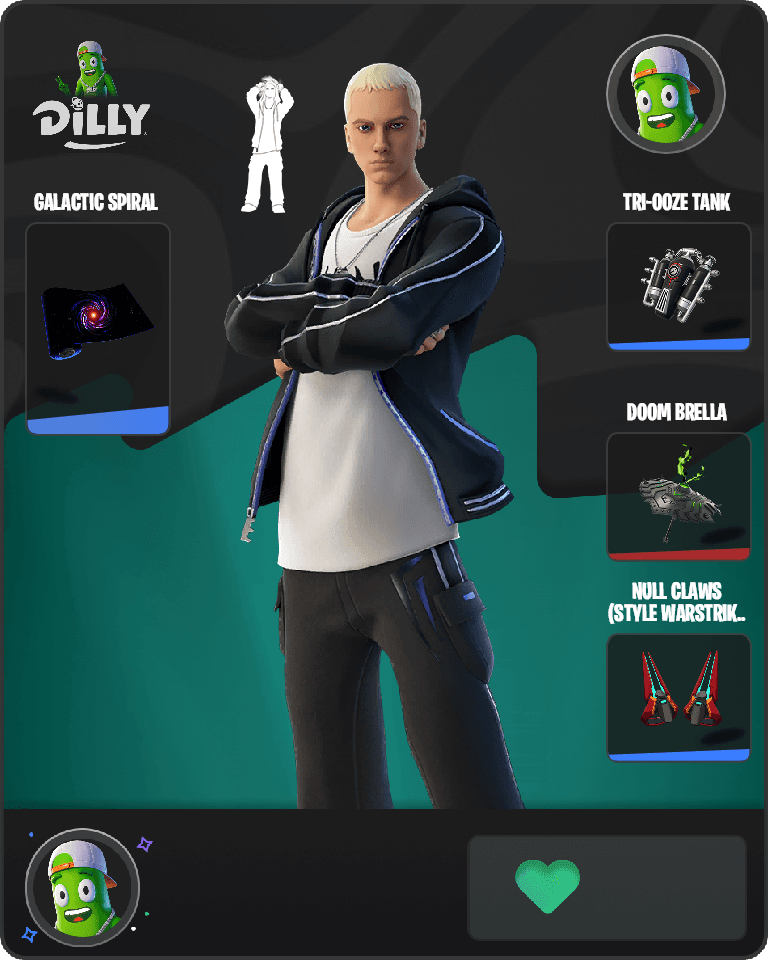 Slim Shady Fortnite combo