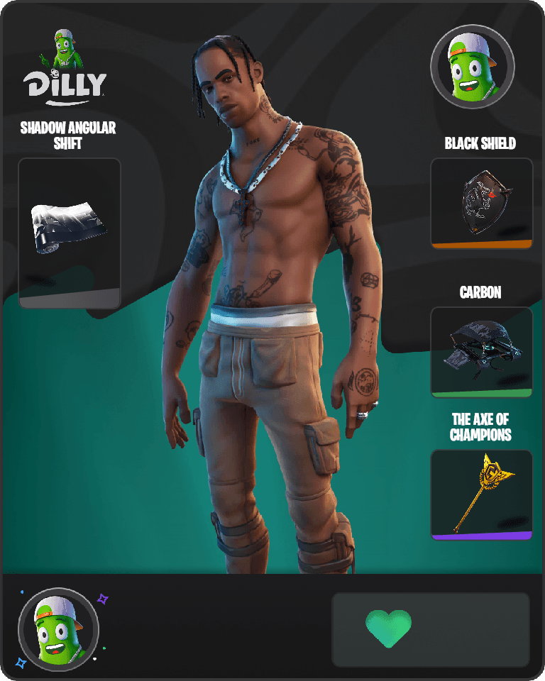 Travis Scott Fortnite combo