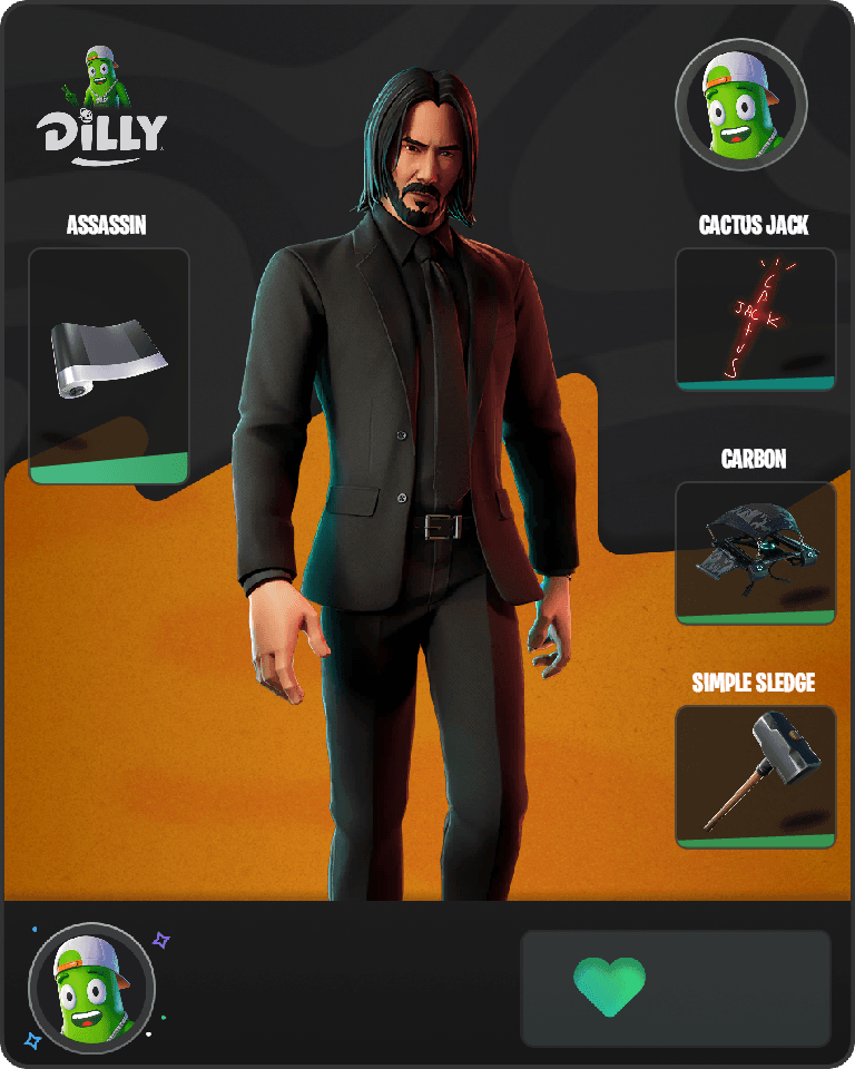 John Wick Fortnite combo