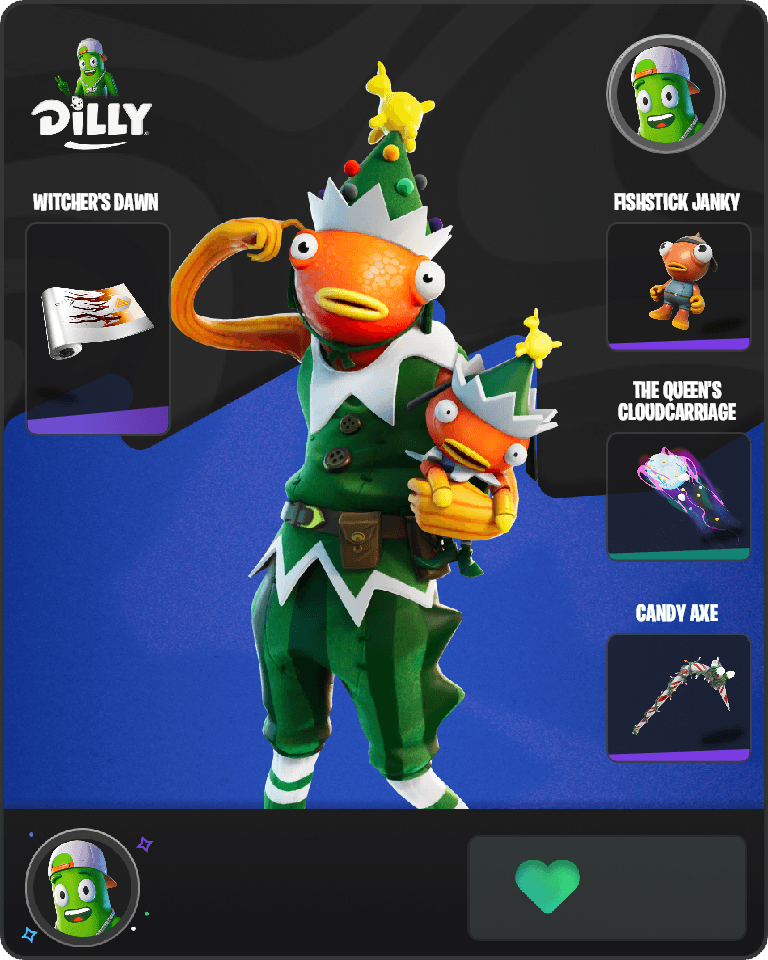 Fa-La-La-La-Fishstick Fortnite combo