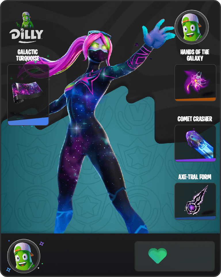 Galaxia Fortnite combo