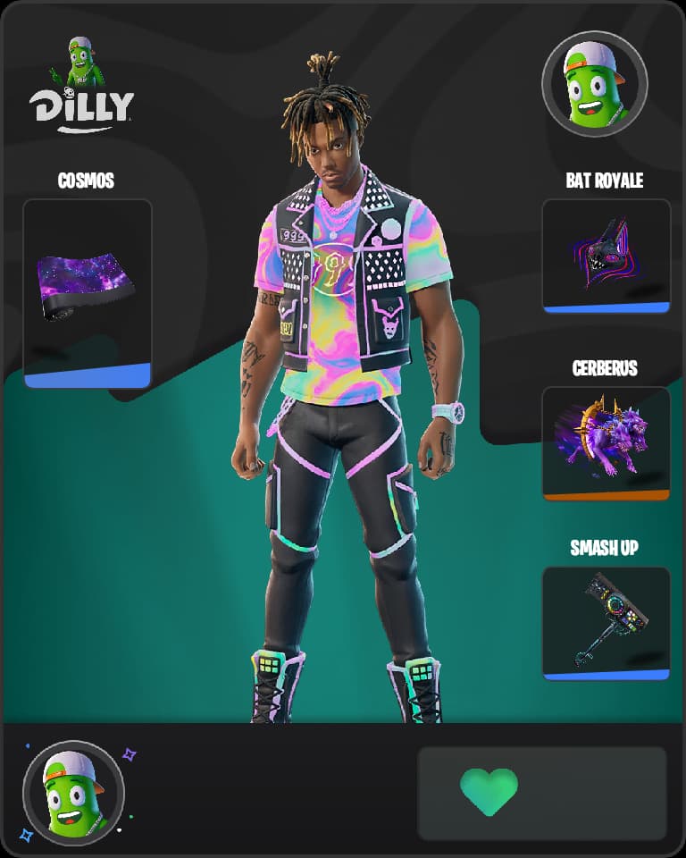 Juice WRLD Fortnite skin combo